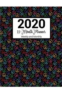 2020 12-Month Planner Weekly & Monthly