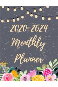 2020-2024 Monthly Planner