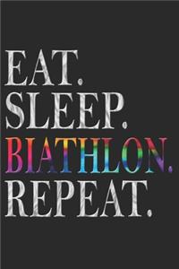 Biathlon Notizbuch