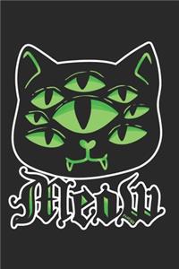 Gothic Cat Notebook
