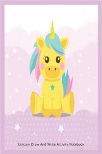 Unicorn Draw and Write Activity Notebook