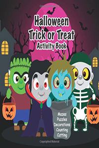 Halloween Trick or Treat Activity Book