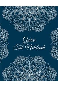 Guitar Tab Notebook: Classic Mandala Design, 8.5 X 11 Blank Sheet Music Notebook, Music Composition Books, Music Manuscript Paper, Blank Guitar Tab, Blank Staff Paper