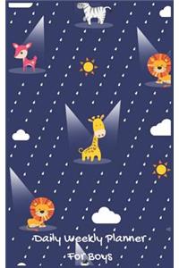 Daily Weekly Planner for Boys