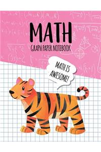 Math Graph Paper Notebook