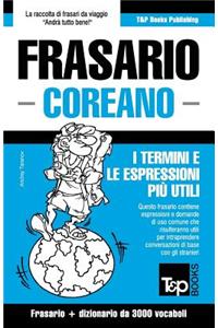Frasario Italiano-Coreano e vocabolario tematico da 3000 vocaboli