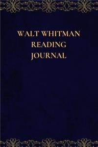 Walt Whitman Reading Journal