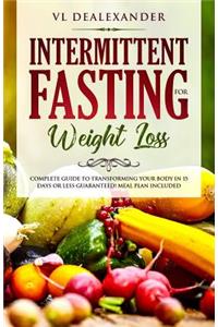 Intermittent Fasting for Weight Loss