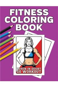 Fitness Coloring Book