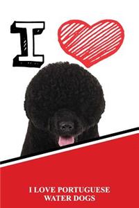 I Love Portuguese Water Dogs: Jiu-Jitsu Training Diary Training Journal Log Feature 120 Pages 6x9