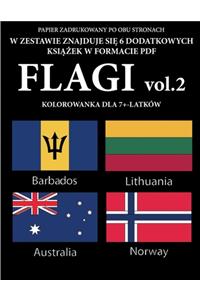 Kolorowanka dla 7+-latków (Flagi vol. 2)