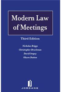 Modern Law of Meetings