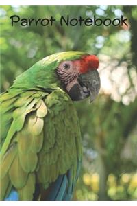 Parrot A5 Lined Notebook