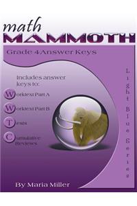 Math Mammoth Grade 4 Answer Keys