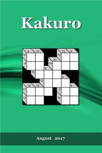 Kakuro: August 2017