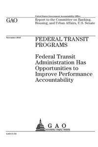 Federal transit programs