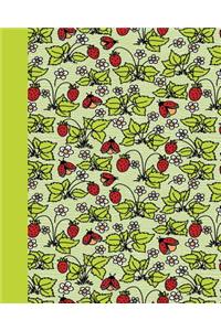 Sketchbook: Ladybugs (Green) 8x10 - Blank Journal with No Lines - Journal Notebook with Unlined Pages for Drawing and Writing on Blank Paper