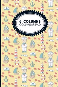6 Columns Columnar Pad