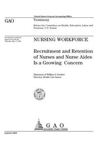 Nursing Workforce: Recruitment and Retention of Nurses and Nurse Aides Is a Growing Concern