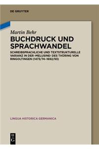 Buchdruck Und Sprachwandel