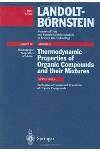 Enthalpies of Fusion and Transition of Organic Compounds