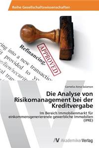 Analyse von Risikomanagement bei der Kreditvergabe