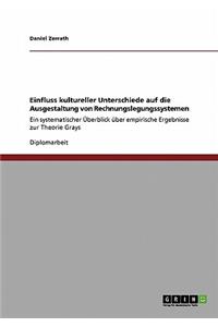 Einfluss kultureller Unterschiede auf die Ausgestaltung von Rechnungslegungssystemen