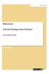 Gilt die Pecking Order-Theorie?