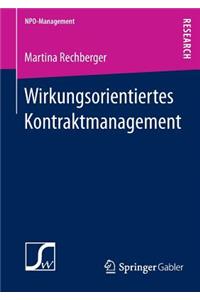 Wirkungsorientiertes Kontraktmanagement