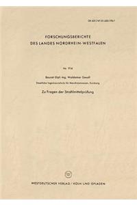 Zu Fragen der Strahlmittelprüfung