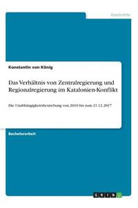 Verhältnis von Zentralregierung und Regionalregierung im Katalonien-Konflikt