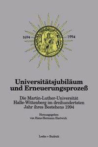 Universiteatsjubileaum Und Erneuerungsprozess
