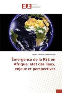 Émergence de la Rse En Afrique