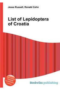 List of Lepidoptera of Croatia