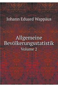 Allgemeine Bevölkerungsstatistik Volume 2