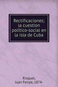 Rectificaciones