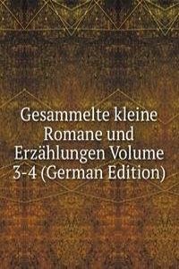 Gesammelte kleine Romane und Erzahlungen Volume 3-4 (German Edition)