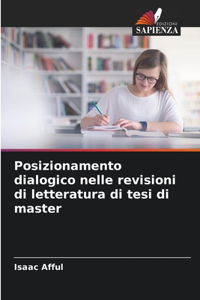 Posizionamento dialogico nelle revisioni di letteratura di tesi di master