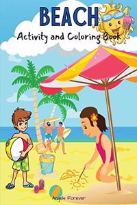 Beach Activity and Coloring Book