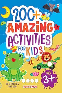 Brain Activity Book for Kids - 200+ Amazing Activities for Age 3+ - Kids Activity Book - Early Learning - Activities for Children: Maths, English, Mazes, Spot the Differences, Word Search