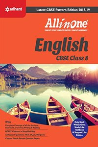 CBSE All In One English Class 8 for 2018 - 19