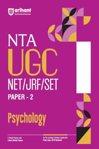 Arihant NTA UGC NET/ JRF/ SET PAPER-2 Psychology | As per updated syllabus | 3 Model Papers with latest solved papers
