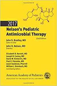 2017 Nelsons Pediatric Antimicrobial Therapy 23Ed (Pb 2017) Not For Sale