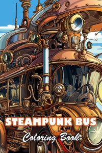 Steampunk Bus Coloring Book