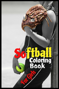 Softball Coloring Book For Girls