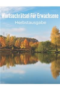 Wortsuchrätsel für Erwachsene Herbstausgabe