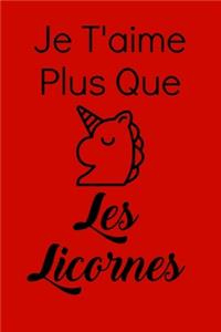 Je t'aime plus que les licornes