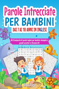 Parole intrecciate per bambini dai 7 ai 10 anni in inglese