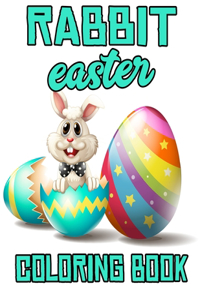 Rabbit Easter Coloring Book