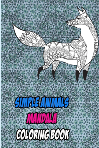 Mandala Animal Coloring Book